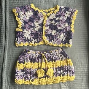 Crochet baby girl clothes